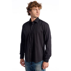 Baldinini Trend Black Cotton Shirt