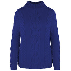 Malo Blue Wool Sweater