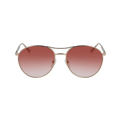 Longchamp Gold Metal Sunglasses