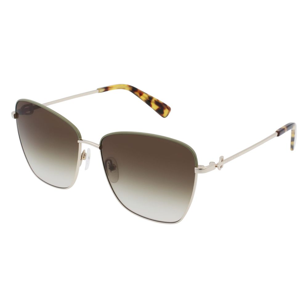 Longchamp Gold Metal Sunglasses