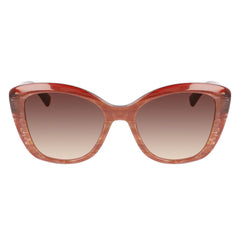 Longchamp Red Acetate Sunglasses