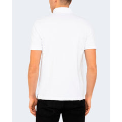 Armani Exchange White Cotton Polo Shirt