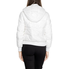 Armani Exchange White Polyamide Jackets & Coat