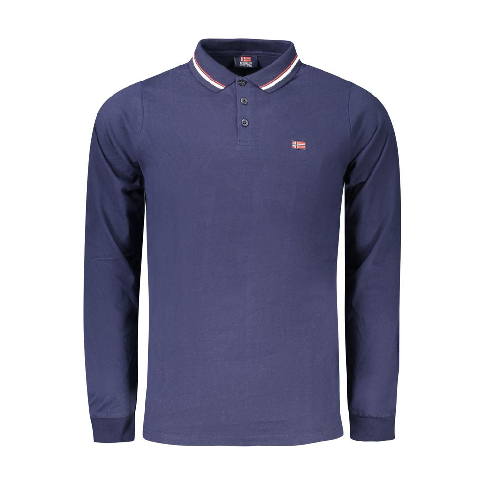 Norway 1963 Blue Cotton Polo Shirt