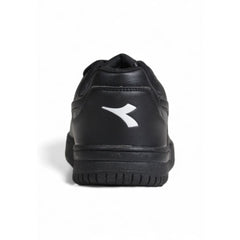 Diadora Black Synthetic Leather Sneaker