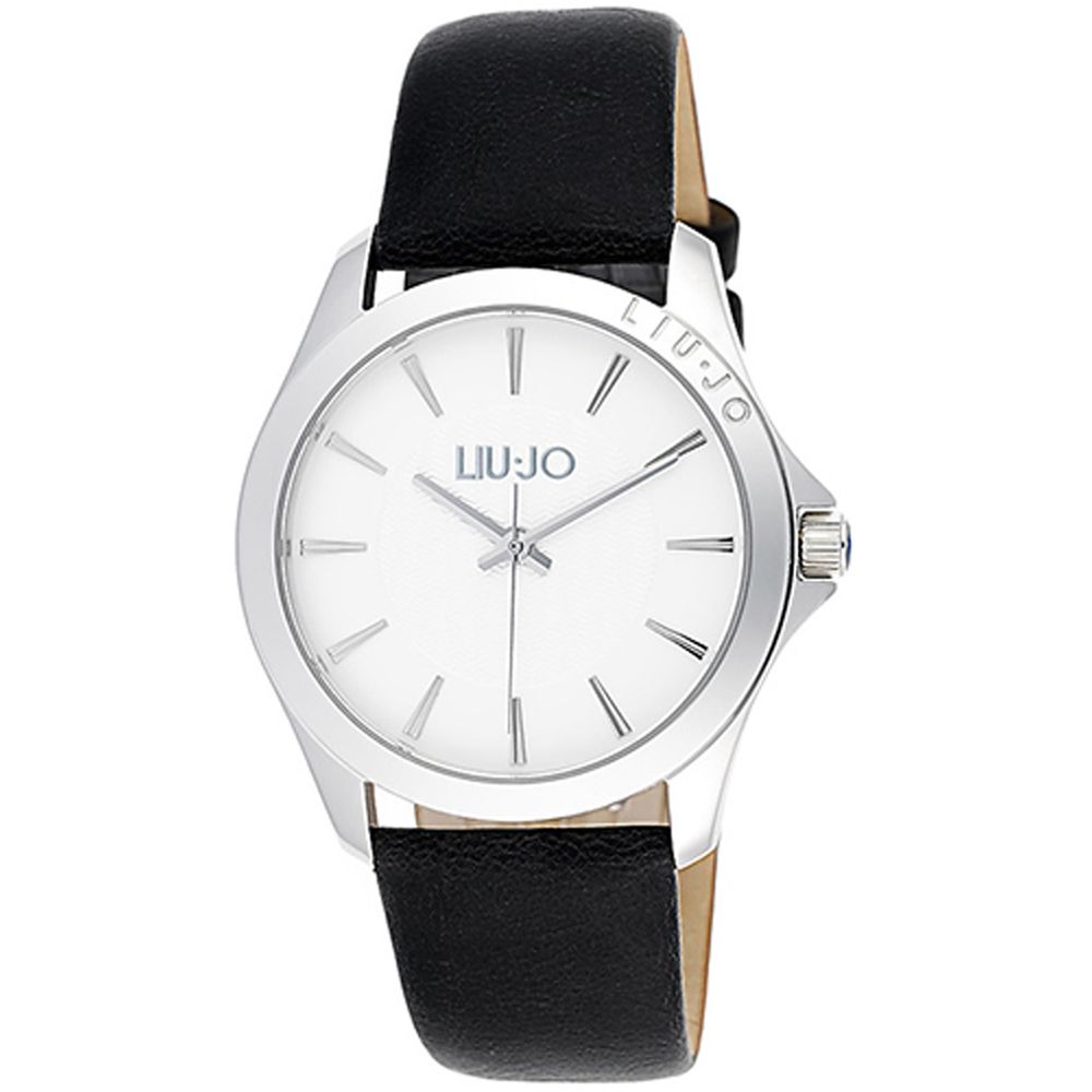 Liu Jo Black Leather Watch