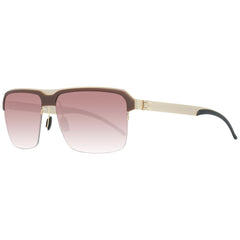 Mercedes Benz Brown Metal Sunglasses