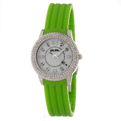 Folli Follie Green Silicone Watch