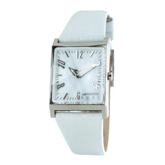 Chronotech White Leather Watch