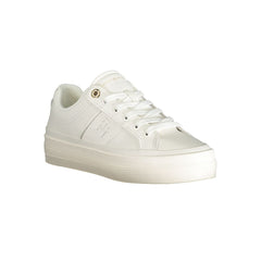 Tommy Hilfiger White Polyester Sneaker