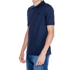 Calvin Klein Blue Cotton Polo Shirt