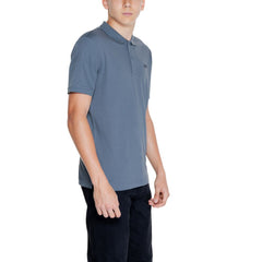 Calvin Klein Gray Cotton Polo Shirt