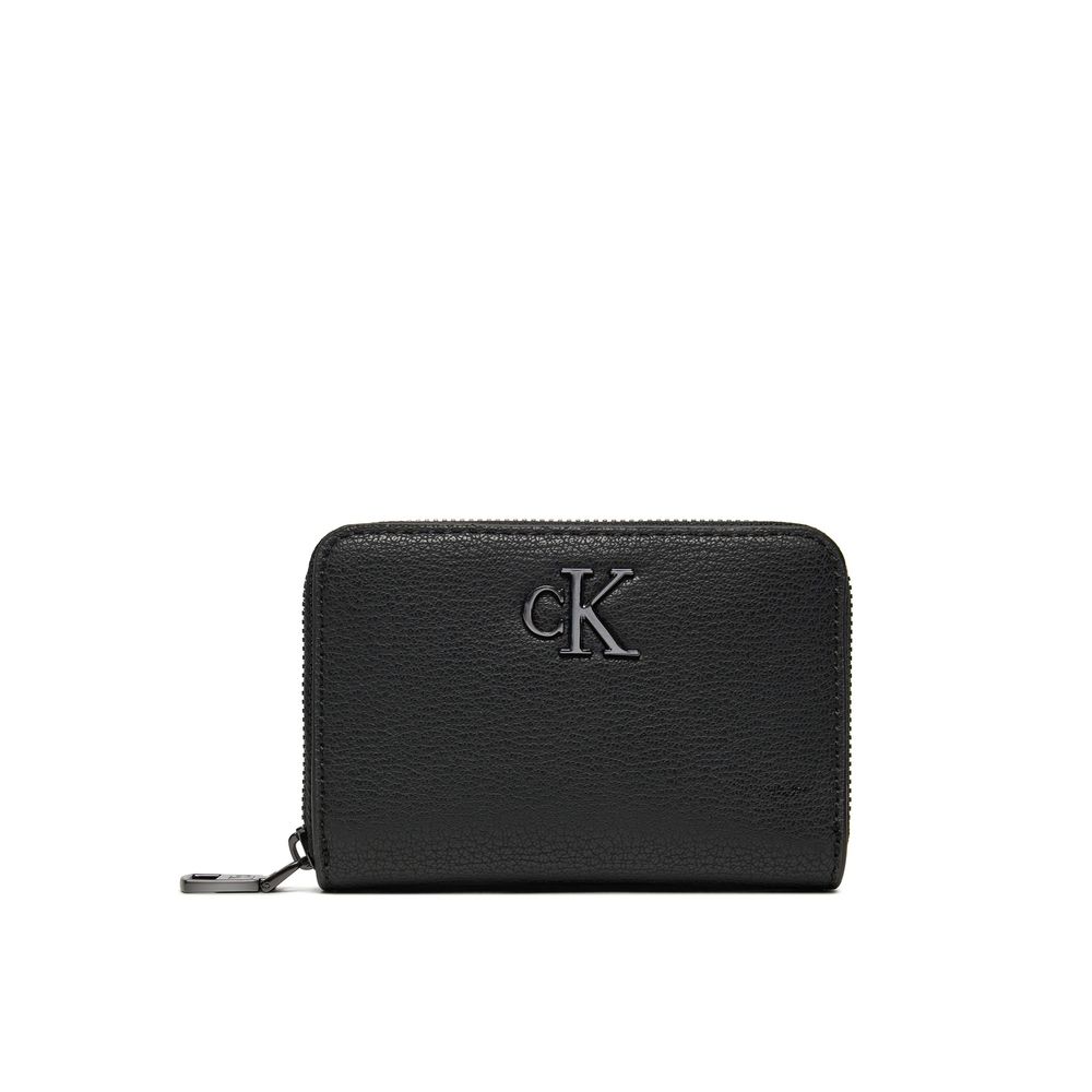 Calvin Klein Black Recycled Polyester Wallet