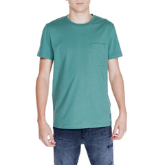 Peuterey Green Cotton T-Shirt