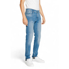 Gas Light Blue Cotton Jeans & Pant