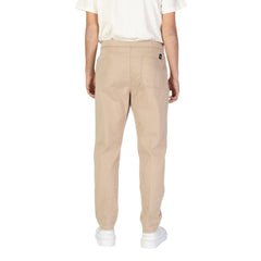 Gas Beige Cotton Jeans & Pant