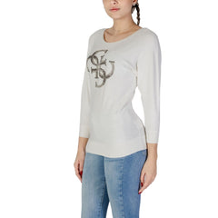 Guess White Viscose Tops & T-Shirt