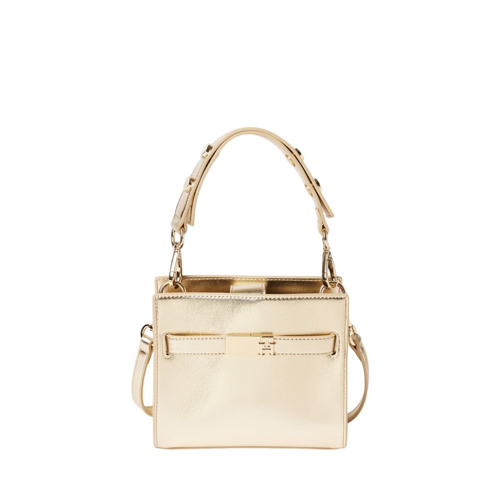 Tommy Hilfiger Gold Polyethylene Handbag