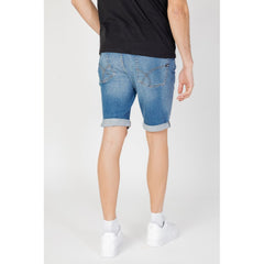 Gas Blue Cotton Short