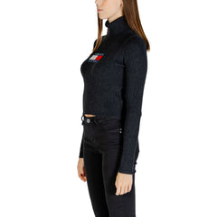 Tommy Hilfiger Jeans Black Recycled Polyester Sweater