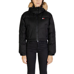 Tommy Hilfiger Jeans Black Recycled Polyester Jackets & Coat