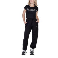 Guess Active Black Cotton Tops & T-Shirt