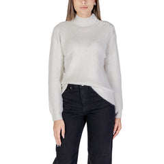 Morgan De Toi Cream Polyester Sweater