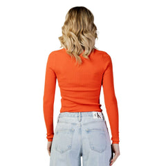 Vero Moda Orange Viscose Tops & T-Shirt