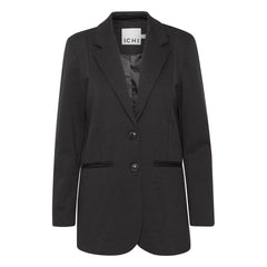 ICHI Black Recycled Polyester Suits & Blazer