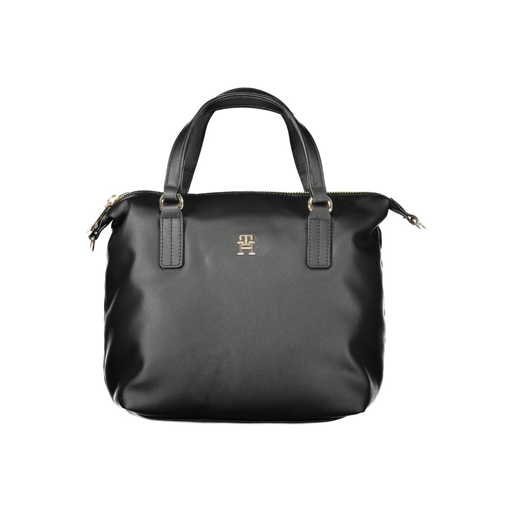 Tommy Hilfiger Black Polyester Handbag