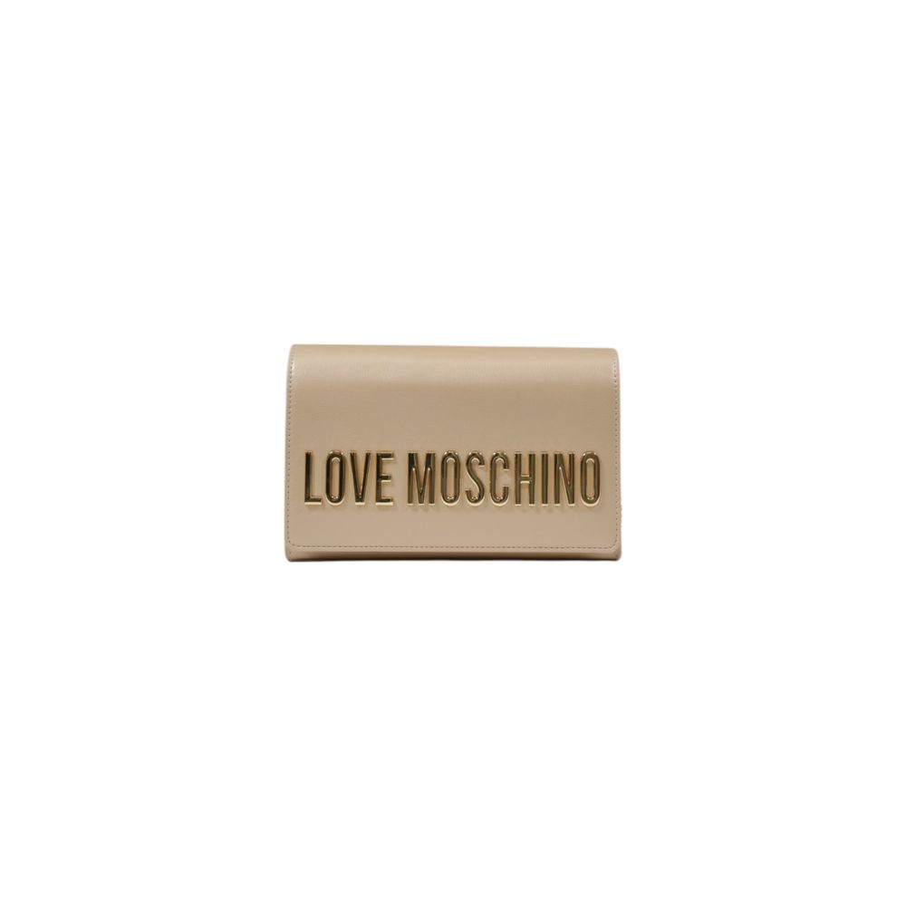 Love Moschino Gold Polyethylene Handbag