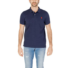 U.S. POLO ASSN. Blue Cotton Polo Shirt