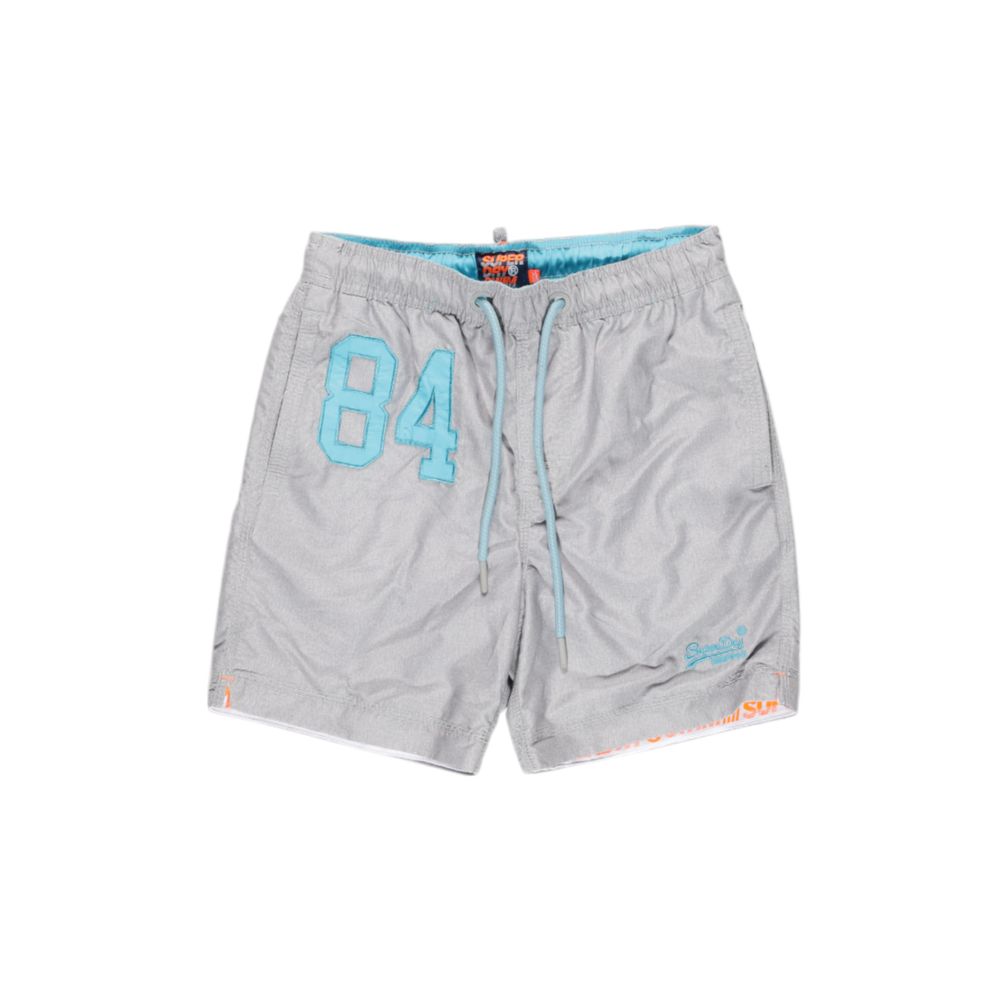 Superdry Gray Polyester Swimwear