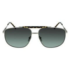 Lacoste Gray Metal Sunglasses