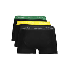 Calvin Klein Triple Charm Trunks in Black, Yellow, & Green