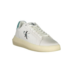 Calvin Klein Sleek White Sneakers with Eco-Conscious Design