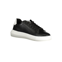 Calvin Klein Sleek Black Lace-Up Sports Sneakers