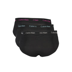 Calvin Klein Sleek Tri-Pack Men's Briefs with Contrast Details