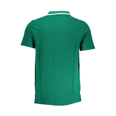 Fila Classic Green Cotton Polo with Contrast Details