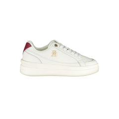 Tommy Hilfiger Sleek White Sneakers with Contrast Details