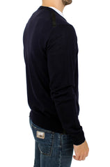Karl Lagerfeld Blue full zip cardigan sweater