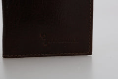Billionaire Italian Couture Brown Leather Bifold Wallet