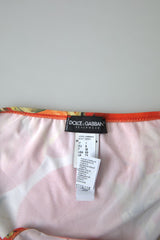 Dolce & Gabbana Chic Pumpkin Print Bikini Bottoms