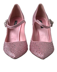 Dolce & Gabbana Enchanting Pink Crystal Pumps