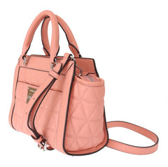 Michael Kors Pink VIVIANNE Leather Messenger Bag