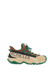 Moncler Trailgrip Lite Luxe Sneakers: Brown and Beige