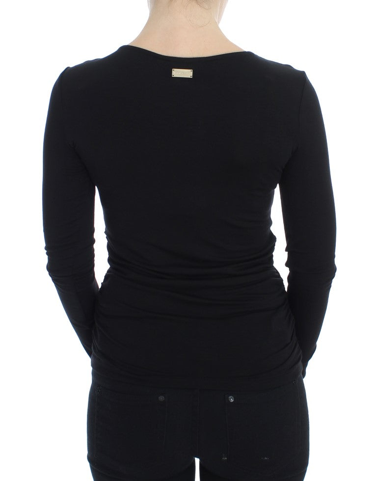 Versace Jeans Black Stretch Longsleeve Sweater