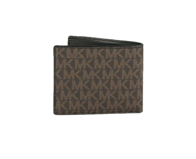 Michael Kors Gifting Slim Signature Bifold with Key Fob Box Set (Brown/Multi)