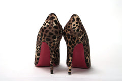 Christian Louboutin Leopard Kate 100 Pony Heels