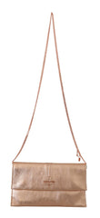 Patrizia Pepe Gold Leather Chain Shoulder Strap Women Bag